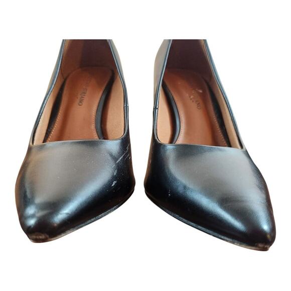 Christian Siriano for payless black heels sz 9 pointed toe pump shoe - Picture 5 of 14